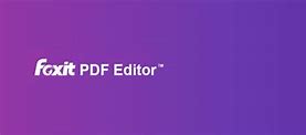 Image result for Foxit PDF Editor