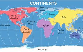 Image result for World Map Continents