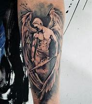 Image result for Angel of Life Tattoo for Men