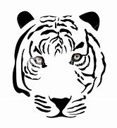 Image result for Tiger Head Shape Side