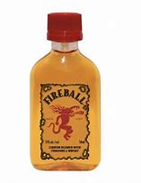 Image result for Fireball Whiskey Bottle