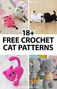 Image result for Crocheted Cats