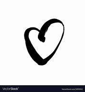 Image result for Black Heart with S and B Symbol