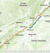 Image result for Blue Ridge Parkway Driving Map