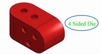 Image result for 4 Sided Dice