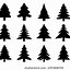 Image result for Christmas Tree Outline Sticker