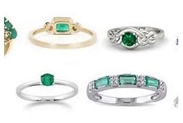 Image result for Emerald Ring Designs for Female