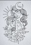 Image result for Gemini Tattoo Art