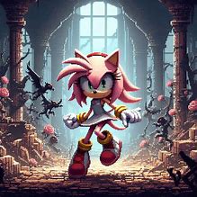 Image result for Pixel Super Amy Rose