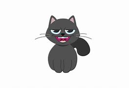 Image result for Black Cat Smile