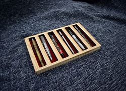 Image result for Wooden Pen Tray EDC