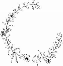 Image result for Flower Heart Wreath Clip Art