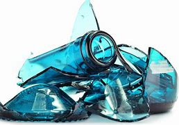 Image result for Broken Glass Trash Can