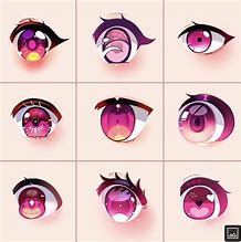 Image result for Anime Both Eyes Drawing