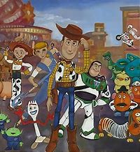 Image result for Toy Story Painting