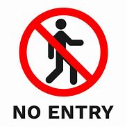 Image result for Do Not Enter Logo