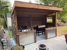 Image result for Outdoor Grill Shed