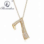 Image result for Sterling Silver Number Necklaces