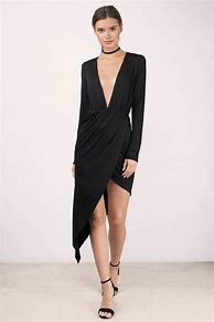 Image result for Plunging Wrap Dress