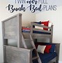 Image result for DIY Twin Over Full Bunk Bed