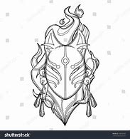 Image result for Fox Demon Mask Drawing