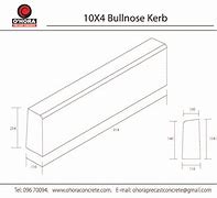 Image result for Bullnose Kerb