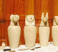 Image result for Canopic Jars Ancient Egypt