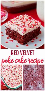 Image result for Red Velvet Poke Cake