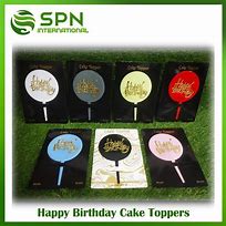 Image result for Acrylic Cake Topper