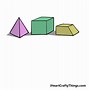 Image result for 3-Dimensional Shapes Drawing