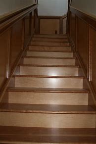 Image result for Solid Wood Stairs