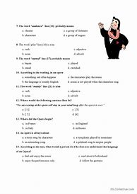 Image result for Opera Worksheets