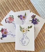 Image result for Pressed Flower Cards