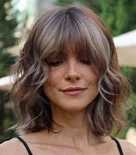 Image result for Images a Line Bob with Wispy Bangs