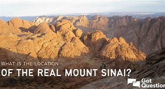 Image result for Biblical Mount Sinai