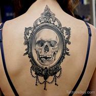 Image result for Skull Tattoo On Back