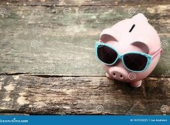 Image result for Piggy Bank Awearing Sunglasses