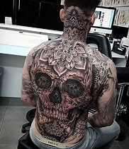 Image result for Skull Tattoo On Back