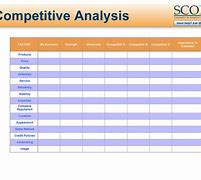 Image result for Competitive Analysis Sample