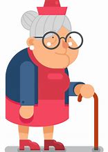 Image result for Greedy Old Lady Cartoon