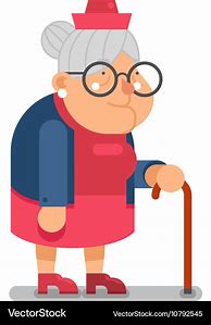 Image result for Old Lady Cartoon Character Drawing