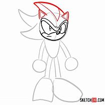 Image result for How to Draw Sonic and Shadow Face