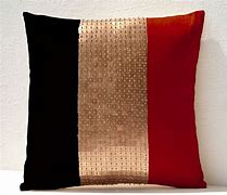 Image result for Black White and Gold Pillows