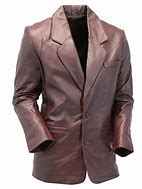 Image result for brown leather blazer