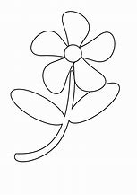 Image result for Flower Clip Art Black and White Drawings