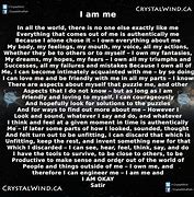 Image result for I AM Me Short Poems