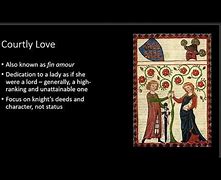 Image result for Rules of Courtly Love