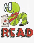 Image result for Reading Worm Clip Art