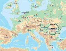 Image result for Romania European Map