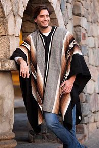 Image result for Male Poncho